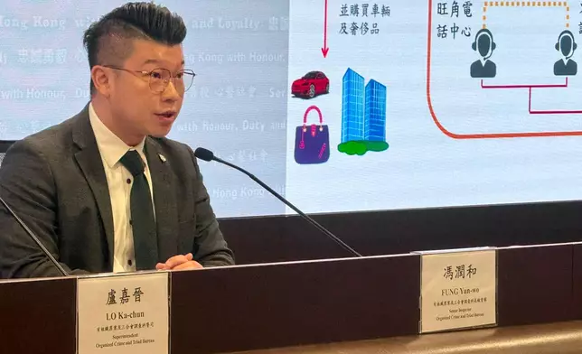 警方有組織罪案及三合會調查科高級督察馮潤和。