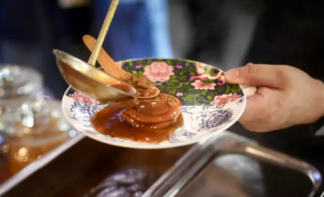 香港首家清真認證的高級中菜食府唐述精心準備創新粵菜佳餚，展現香港清真餐飲的發展成果。資料圖片