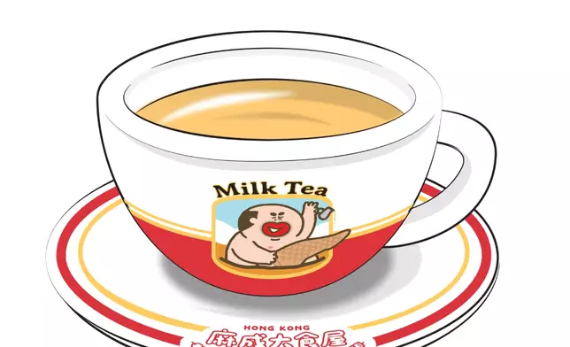 「麻成大食屋」陶瓷杯套裝，附杯墊設計