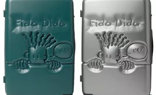 Fido Dido 行李箱，提供綠色及灰色選擇