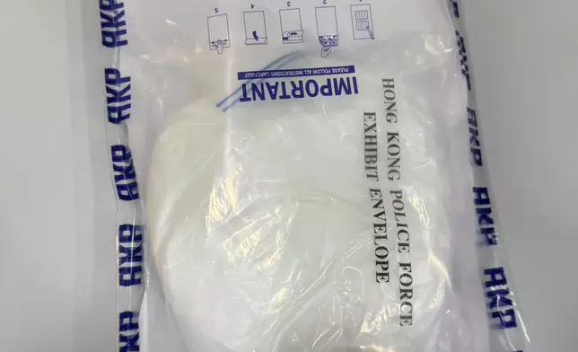檢獲的證物。警方提供