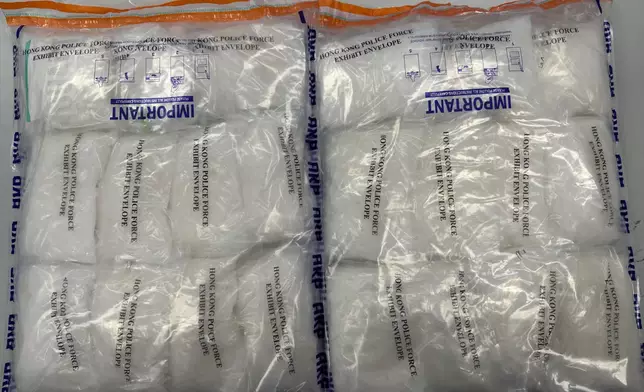 檢獲的證物。警方提供
