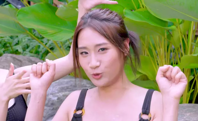 湯家琳表現好夠放，令師姐麥美恩好欣賞。