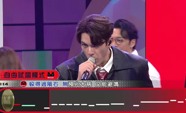 唔計分情況之下挑戰「Monster」。