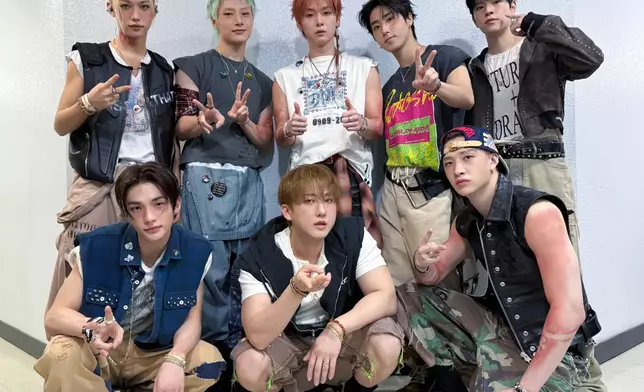 韓國頂級男團Stray Kids。Stray Kids官方圖片