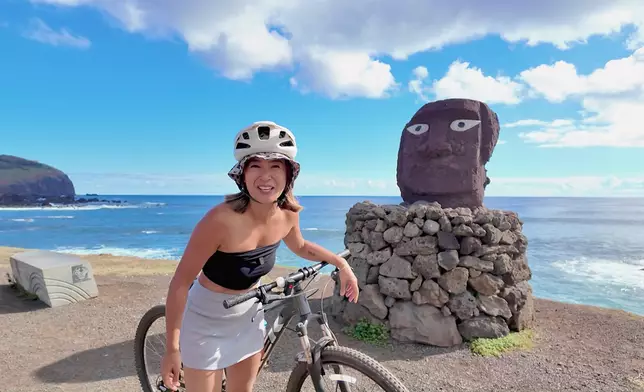 踩單車環島遊。