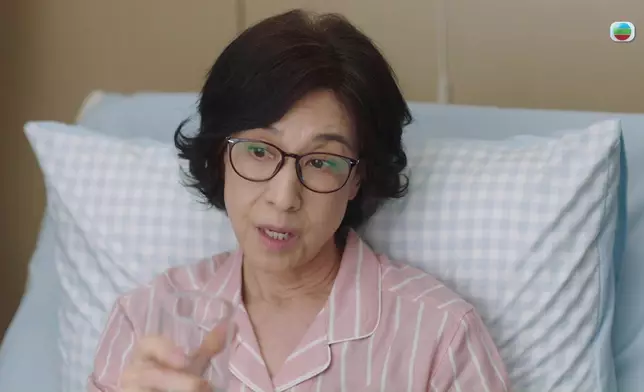 林漪娸演「無賴師奶」表情極之豐富。