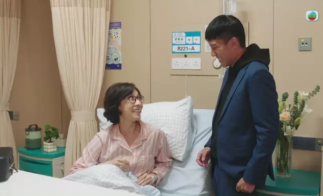 林漪娸演「無賴師奶」表情極之豐富。