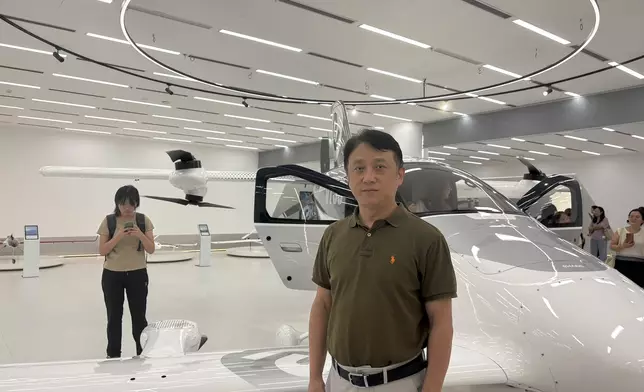 億航智能副總裁薛鵬。巴士的報記者攝