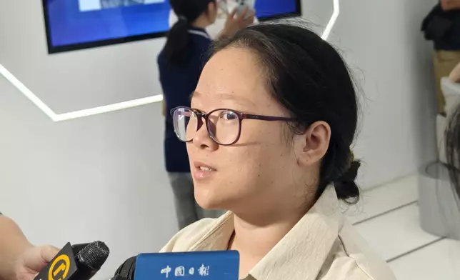 余女士。巴士的報記者攝