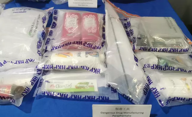 警方檢獲毒品市值約 920 萬港元。