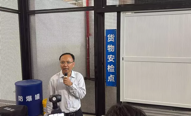 橫琴澳門國際機場物流有限公司總經理趙友學。巴士的報記者攝