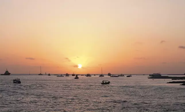 坐海盜船睇日落，非常浪漫。