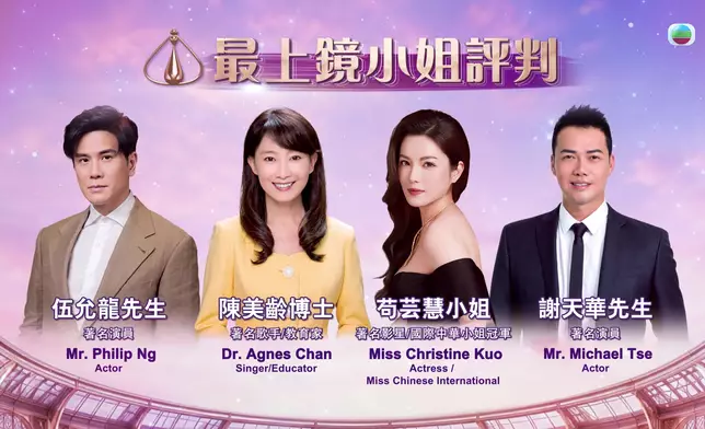 今屆港姐決賽評判陣容。