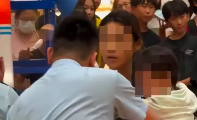34歲姓吳女子報案稱被人襲擊。網上片段截圖