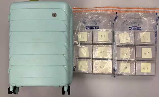 行動中檢獲的證物。