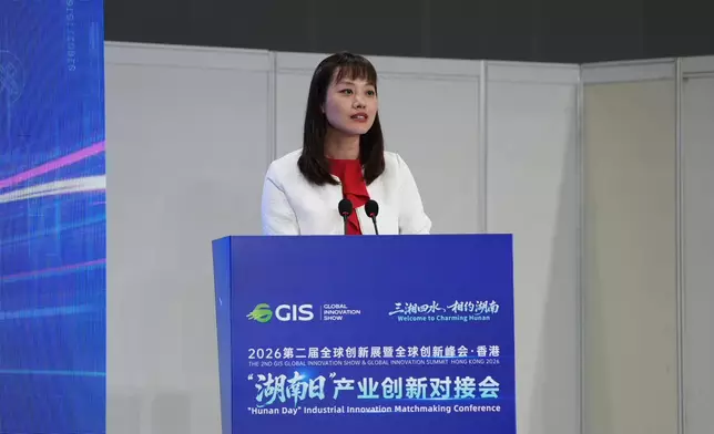 張曼莉表示，香港可為科研成果轉化、企業技術升級及產業國際化佈局提供支援。巴士的報記者攝