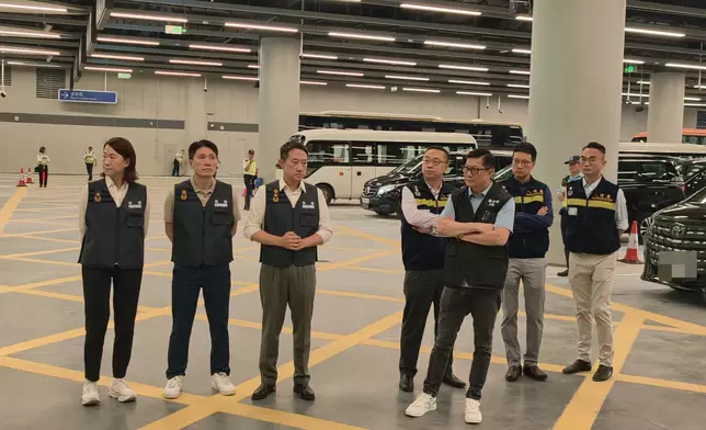 皇崗口岸演練。巴士的報記者攝