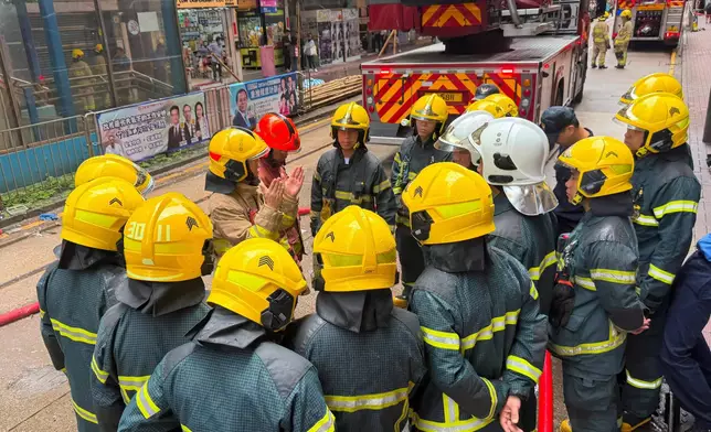 銅鑼灣軒尼詩大廈一級火警 粵港澳三地消防跨境交流實地觀摩