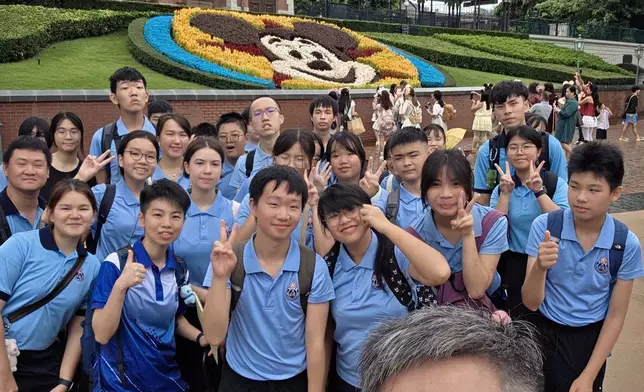 民安隊少年團出席「千人樂園Summer Fun」 鄧炳強到場打氣