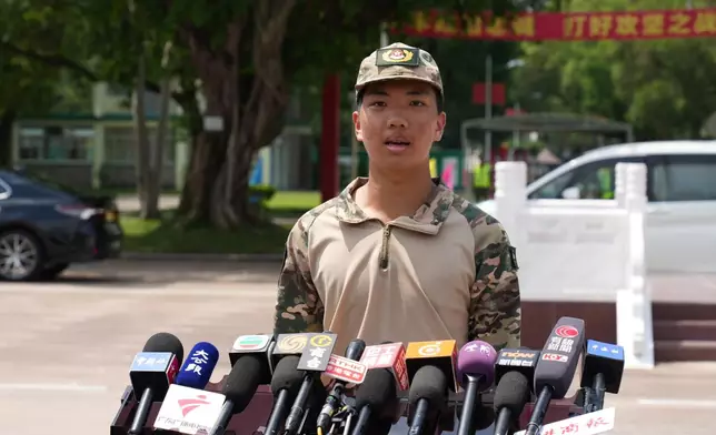 第十九屆香港青少年軍事夏令營學員黃濼希