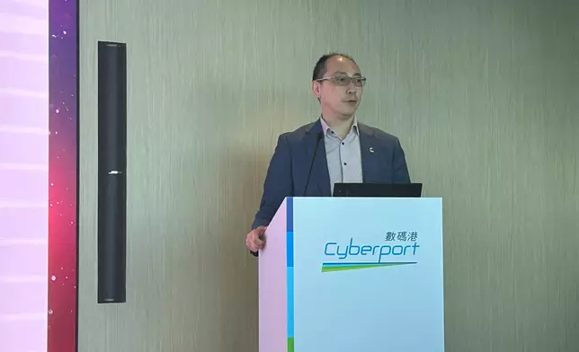 數碼港「數碼娛樂領袖論壇」項目策展人梁德明。巴士的報記者攝