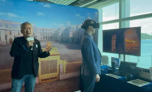 ：HTC《凡爾賽：太陽王的失落花園》VR 之旅。巴士的報記者攝