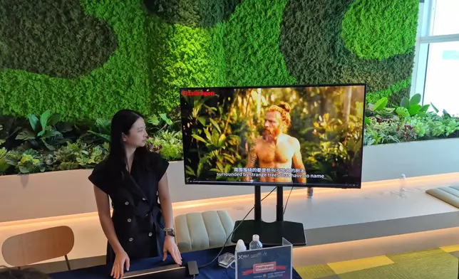 FizzDragon 展示AI 短篇動畫及影片的具體製作過程。巴士的報記者攝