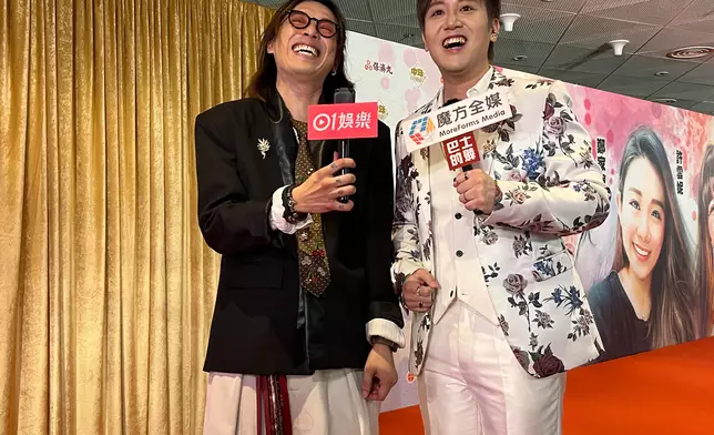 止步10強無緣晉級的鄭仲豪與陳旭培為今晚的決賽擔任暖場嘉賓。巴士的報記者攝