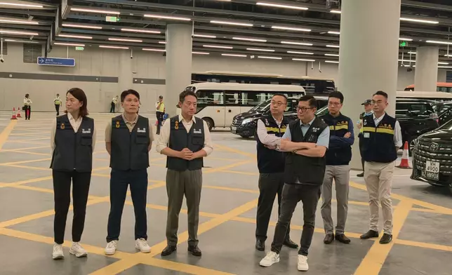 皇崗口岸下午演練。巴士的報記者攝