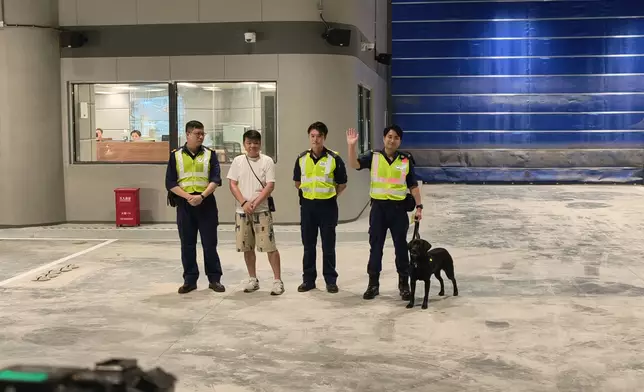 皇崗口岸下午演練。巴士的報記者攝
