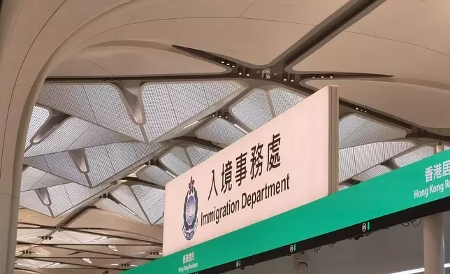 皇崗口岸下午演練。巴士的報記者攝