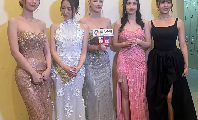 《女神配對計劃2》的五大女神俞可程、郭珮文、何沛珈、阮嘉敏、陳若思齊齊現身
