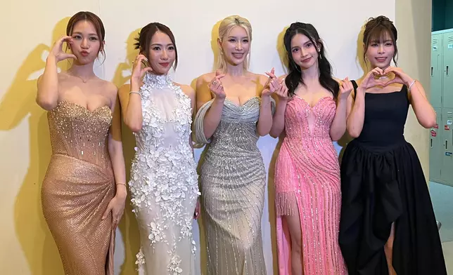 《女神配對計劃2》的五大女神俞可程、郭珮文、何沛珈、阮嘉敏、陳若思齊齊現身