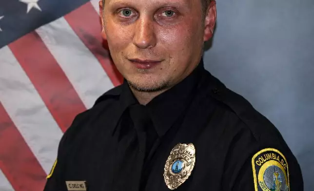 這張由哥倫比亞警務處提供的未註明日期照片，顯示警員克里斯托弗·德隆。(哥倫比亞警務處圖片/美聯社) AP圖片