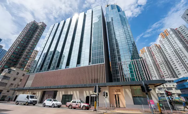 MU88 學生宿舍大廈外觀 。圖片由香港都會大學提供