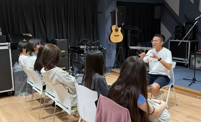 入圍學生參加賽前聲樂特訓工作坊