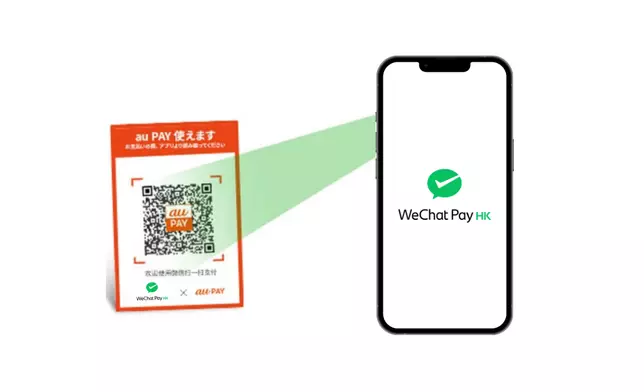 WeChat Pay HK攜手日本電子錢包au PAY，為用戶提供跨境港幣電子支付方案，拓展至au PAY旗下商戶。
