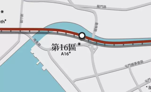 運輸及物流局視察屯門南延線工地 巨型架橋機加快興建