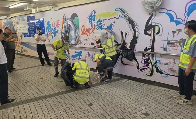 油尖旺民政處統籌兩場跨部門行動 改善尖沙咀及南京街環境衞生