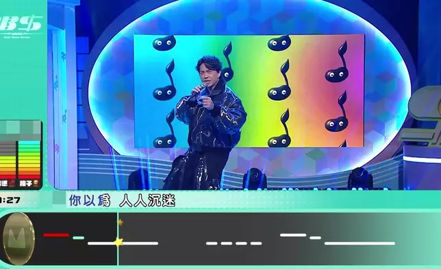 森美親自上陣挑戰《今期流行》，又唱又跳，活力充沛。
