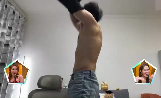 胸肌好強勁。