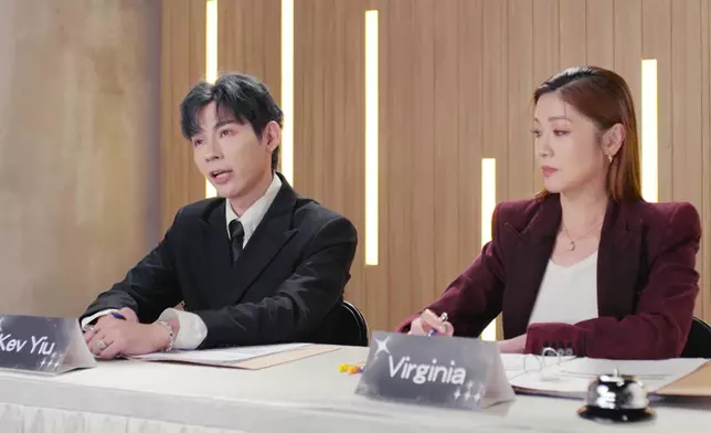 時裝設計師姚子裕（左）、翁嘉穗。