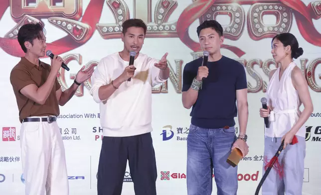 左起：張振朗、陳展鵬、袁偉豪、黃智雯