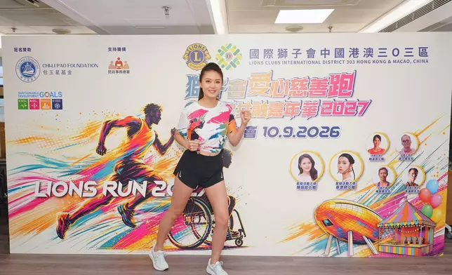 陳庭欣揚言會參加3K賽事，準備開始積極練跑