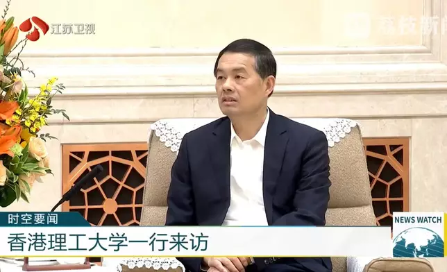 江蘇省省長劉小濤。江蘇衞視視頻截圖