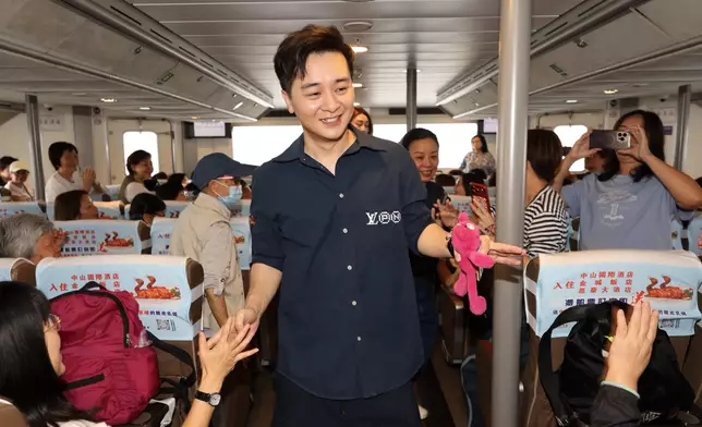 譚輝智日前率領超過600位來自內地、香港、澳門及海外的粉絲，包船前往中山展開兩日旅程。