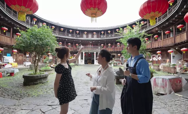 中央空地供土樓住民活動空間。