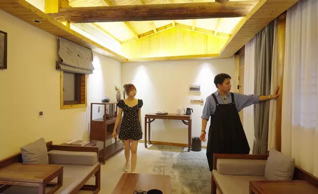 土樓改建成的酒店，設備現代化。