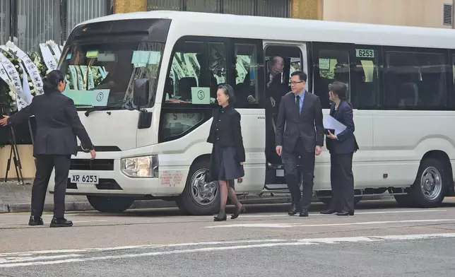 創科及工業局局長孫東抵達。巴士的報記者攝